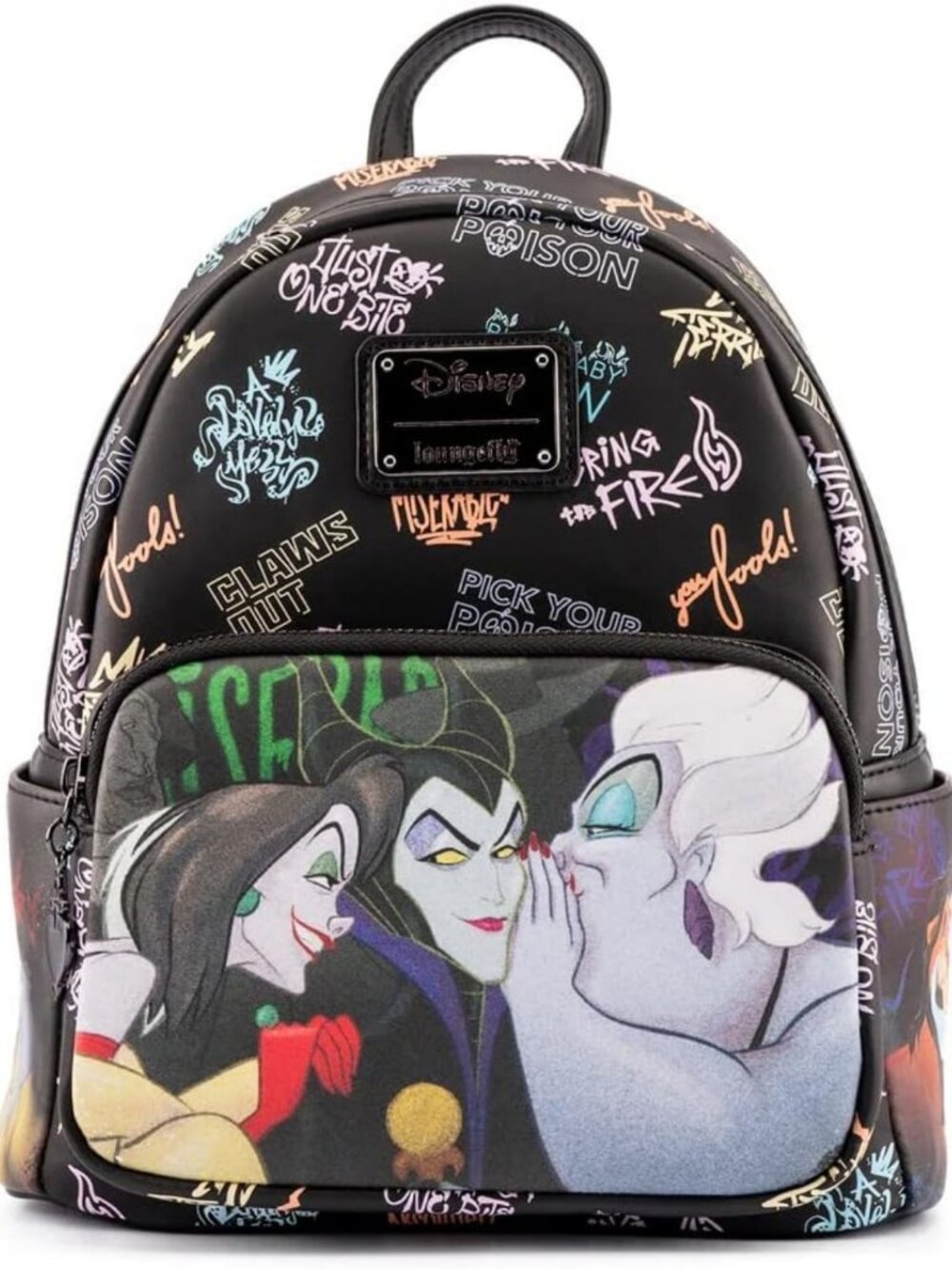 Disney Villains Mini Backpack | Cute Lounge Bag | Stylish Everyday Accessory